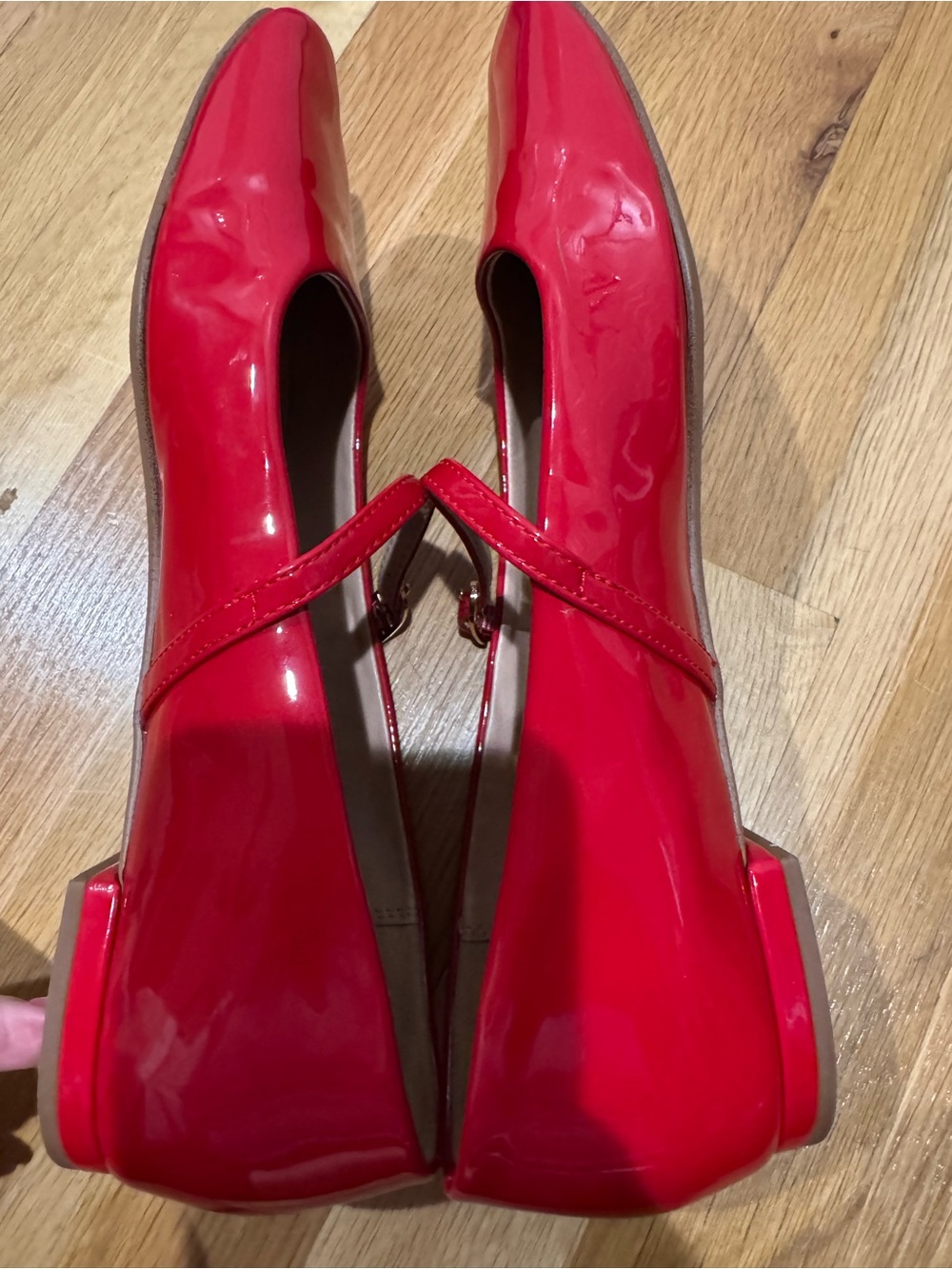 Franco Sarto Red Patent Mary Jane Flats - Picture 10 of 11